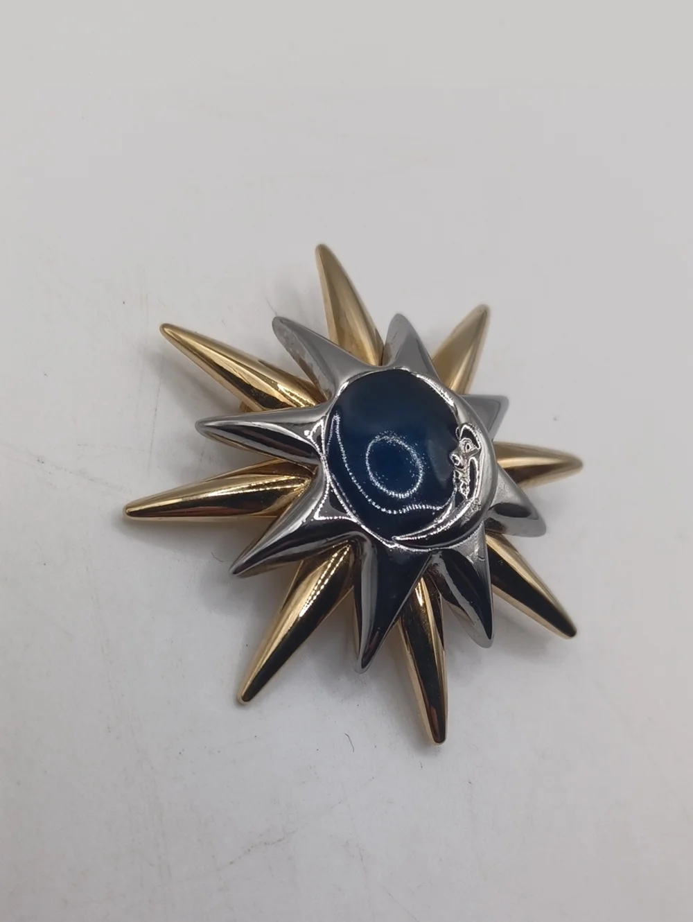Liz Claiborne Sun and Moon Celestial Brooch Vintage